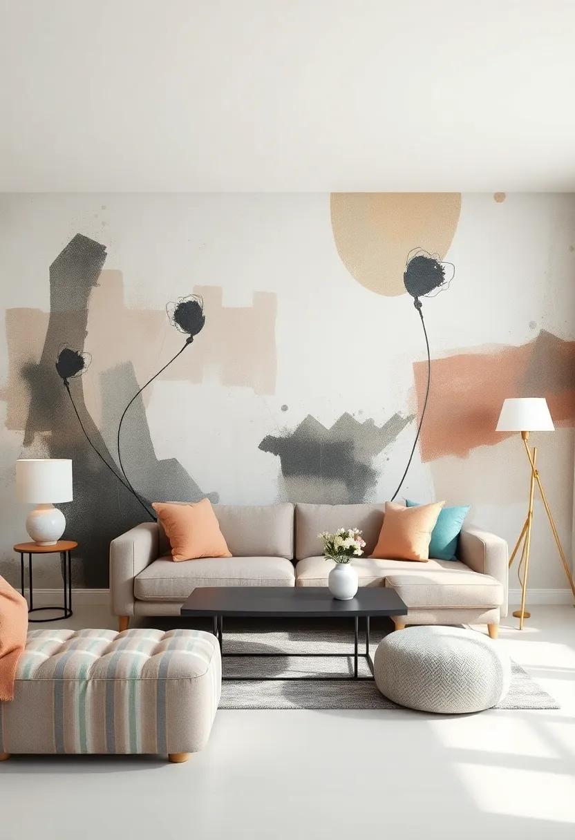 Balancing Boldness: Combining Abstract ‌Prints with Traditional Decor Styles