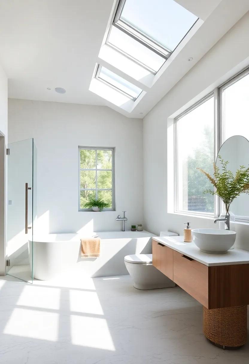 Embracing Natural Light with Large Windows and Skylights