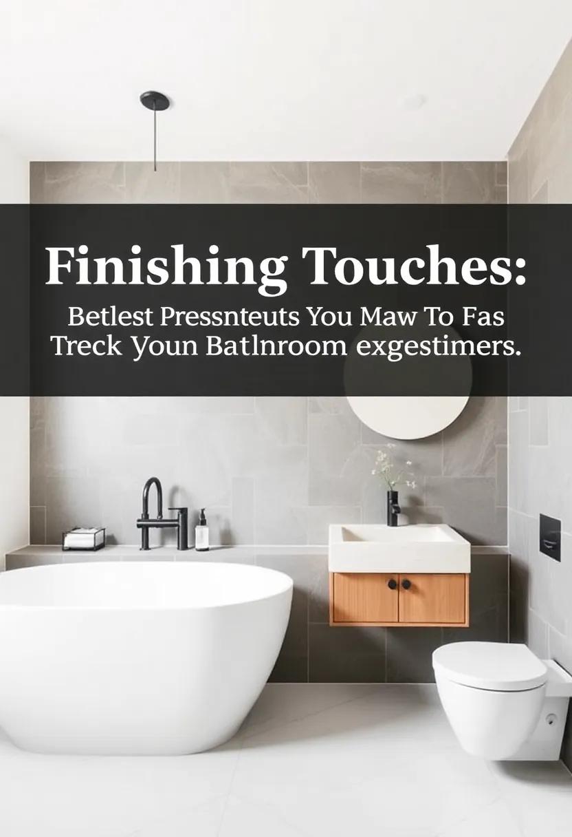 Finishing Touches: Accessories that Tie Your Bathroom⁢ Together