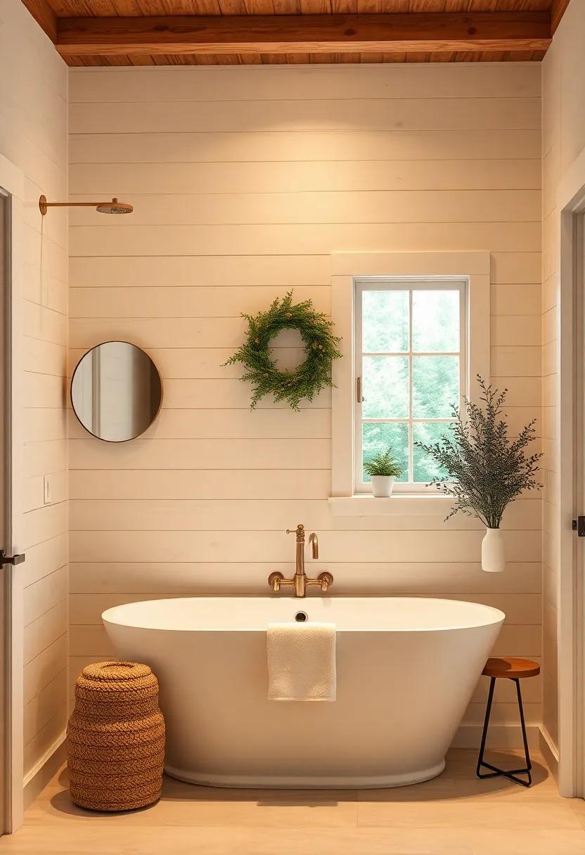 Transforming Walls with Shiplap and Warm Tones for a⁤ Cozy Ambiance