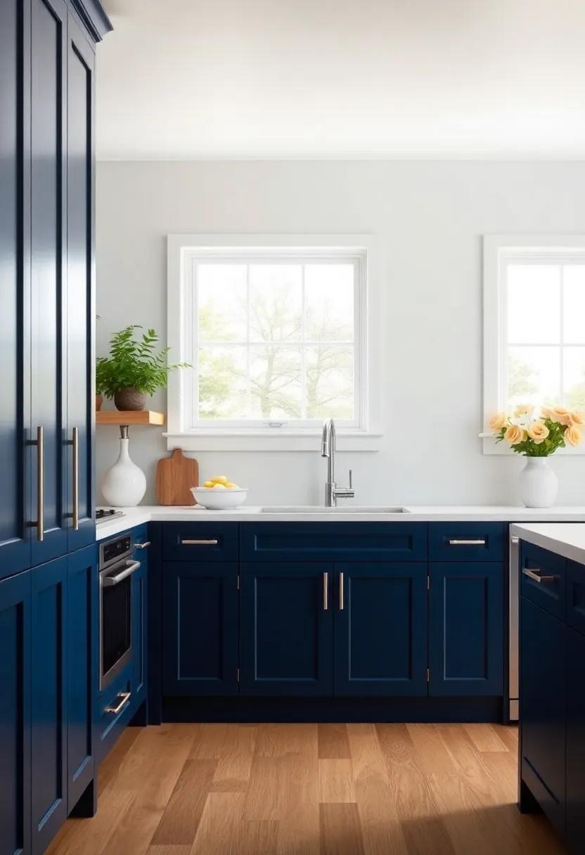 Accessorizing with Purpose:‌ Choosing Decor for Navy⁢ Cabinetry