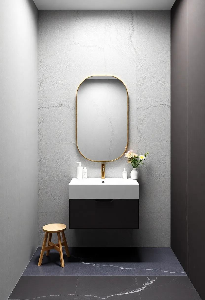 Contrast and Harmony: Playing with Textures and Colors in Powder Room Design