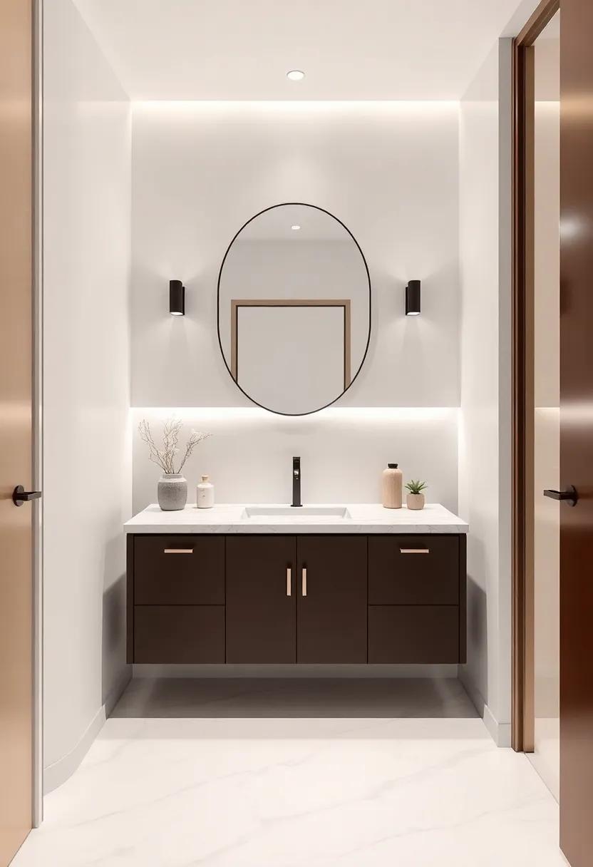 Elevating Elegance With Minimalist Vanity Designs For Contemporary Powder Rooms