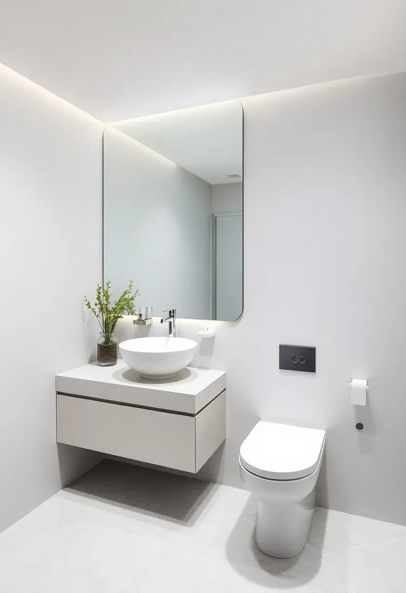 Technology Integration:⁤ Smart Features for a Futuristic Powder Room Experience