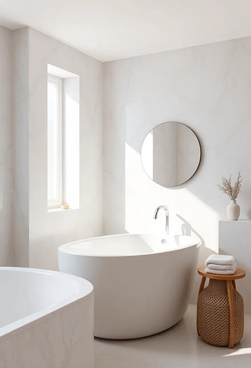 Texture and Light: Harmonizing Elements⁣ in Bathroom ‍Spaces