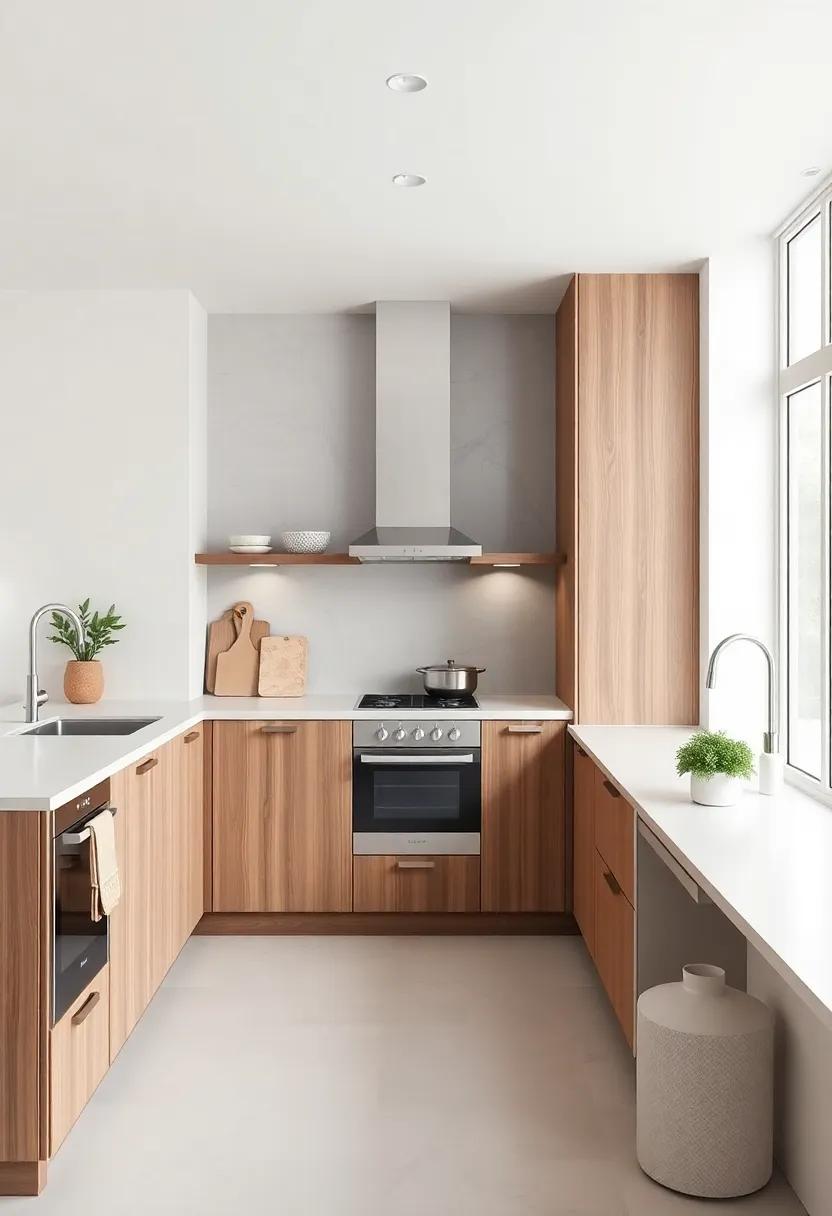 Modern Minimalism For Effortless Small Kitchen Organization