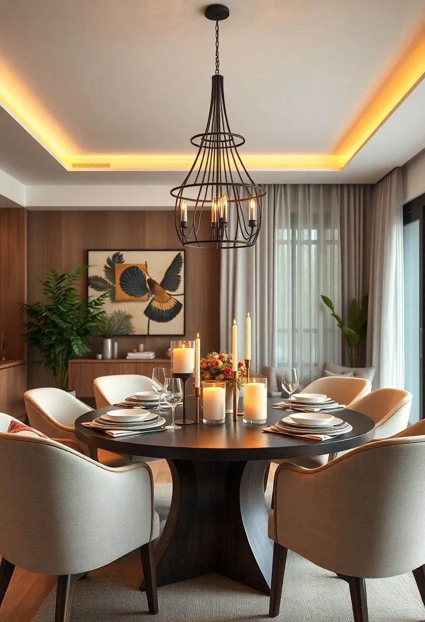 Accessorize ⁢with Candles: use an ⁤assortment of candles ​in different heights ⁤to create⁤ a cozy ambiance during meals