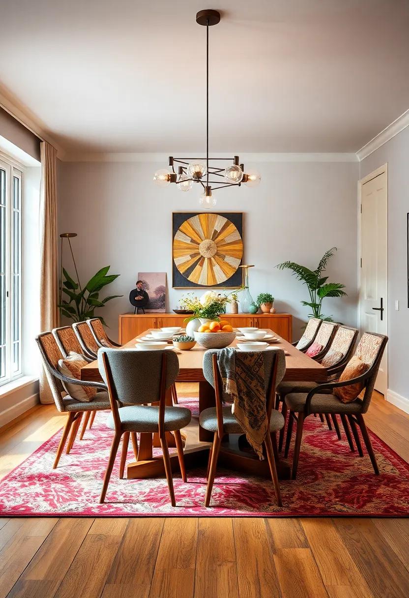 Mix and Match: Embrace an eclectic style with​ mismatched dining ⁣chairs or tableware for ⁢a laid-back vibe