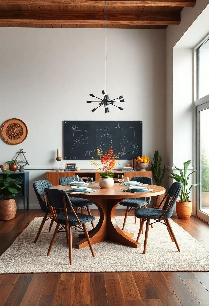 Simple Chalkboard: Paint a ⁢section of the wall with chalkboard paint for a fun spot ‌where kids can‍ draw or ‌you⁤ can jot down menu‍ ideas