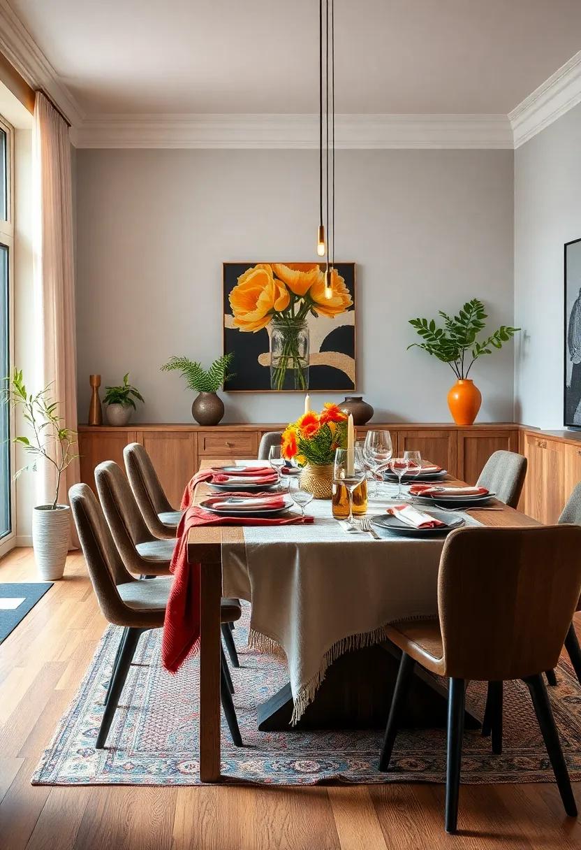 Use Interesting Textiles: Layer ⁢different textiles, ⁣such as tablecloths⁣ or placemats, ⁢to‍ create an inviting and dynamic table setting
