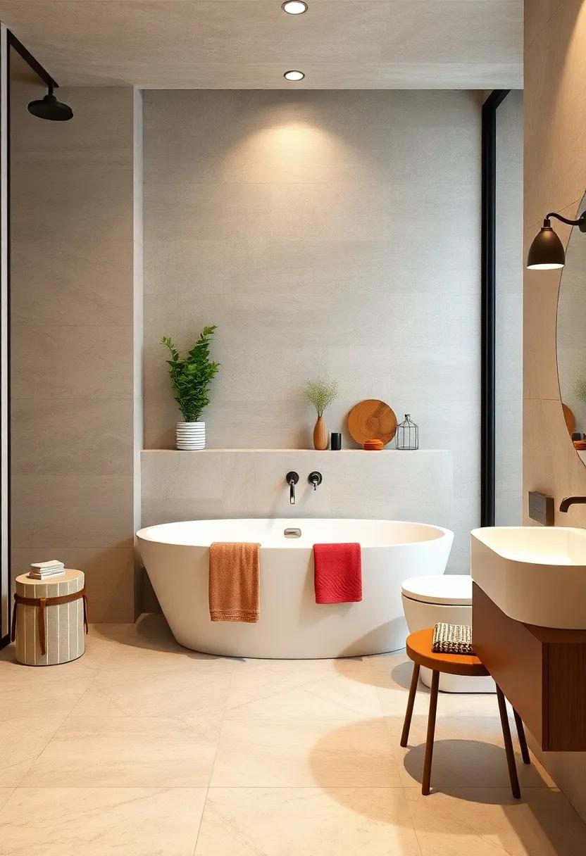 Focal⁣ Points: ⁣Stunning Bathtub Designs That Create Visual Interest