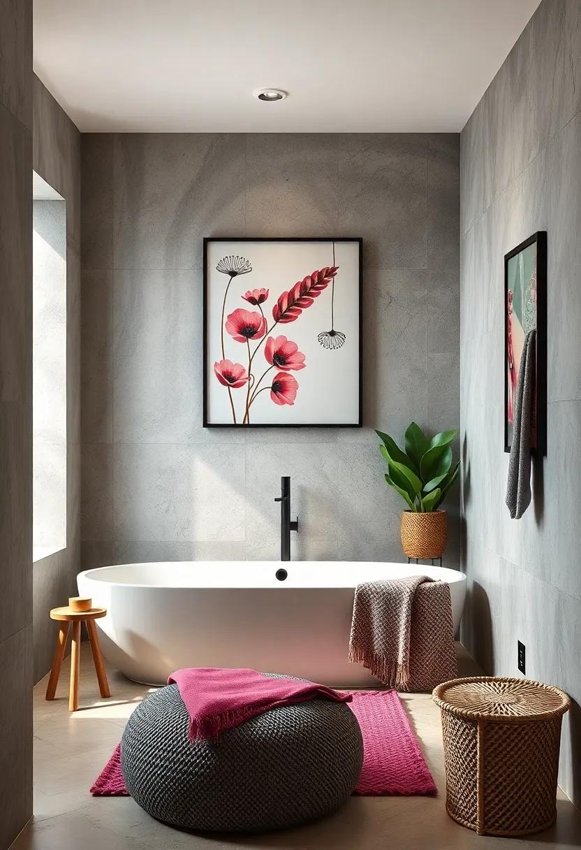 Whimsical Wall Art: Adding ⁣Character to​ your Bathroom with Unique Décor Choices
