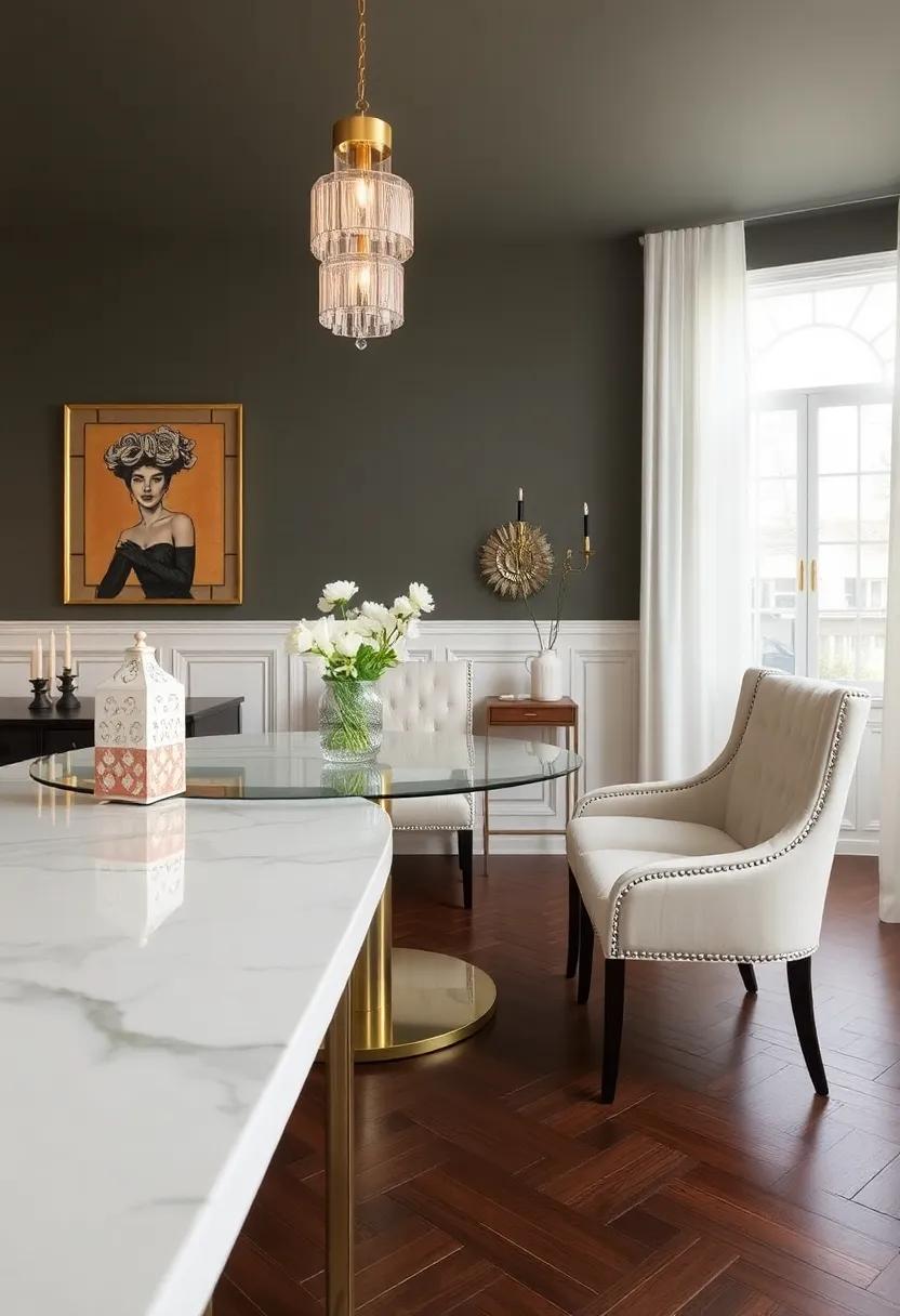 Brass and ​Chrome Accents: Integrate brass or chrome elements through furniture legs,light fixtures,or decorative accessories ‍to capture the⁢ essence of the era’s luxuriousness