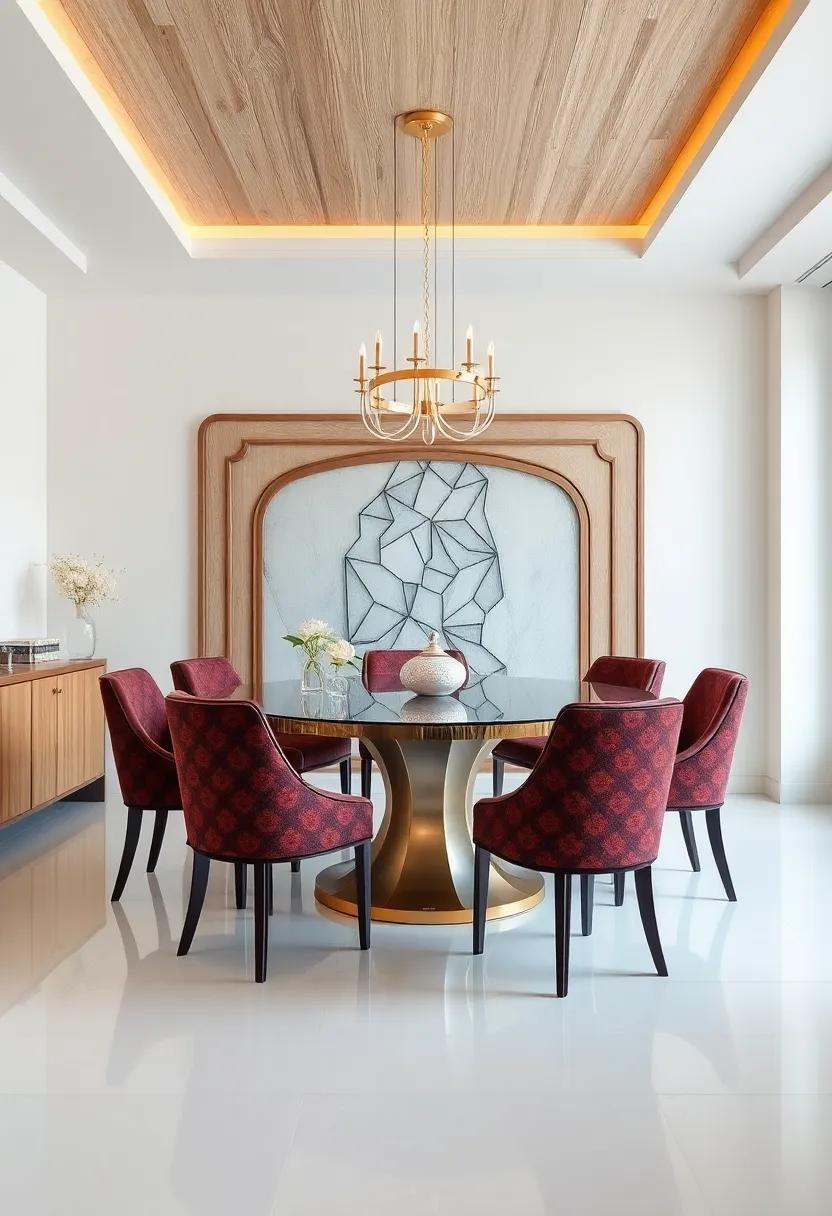 Layered Textures: ​Combine different materials—wood, metal, glass, and fabric—within ​the space to create ​a layered, textured look ‍that⁣ embodies the richness⁤ of Art Deco design