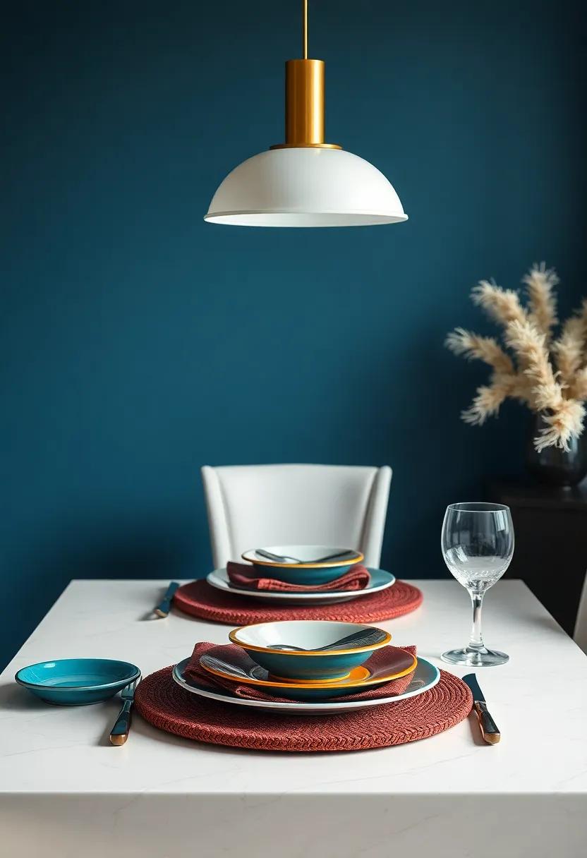 Stylish Place Settings: Craft unique place‍ settings‍ by mixing and matching decorative plates and napkins that reflect the vibrant hues ⁤of Art Deco design