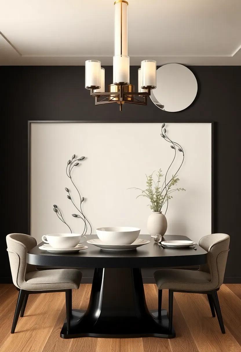 Elegant Serving⁣ Pieces: Curate a collection of artfully designed serving⁣ dishes and utensils that echo Art​ Deco ‍styles, ensuring your dining experience is both ‌beautiful and functional