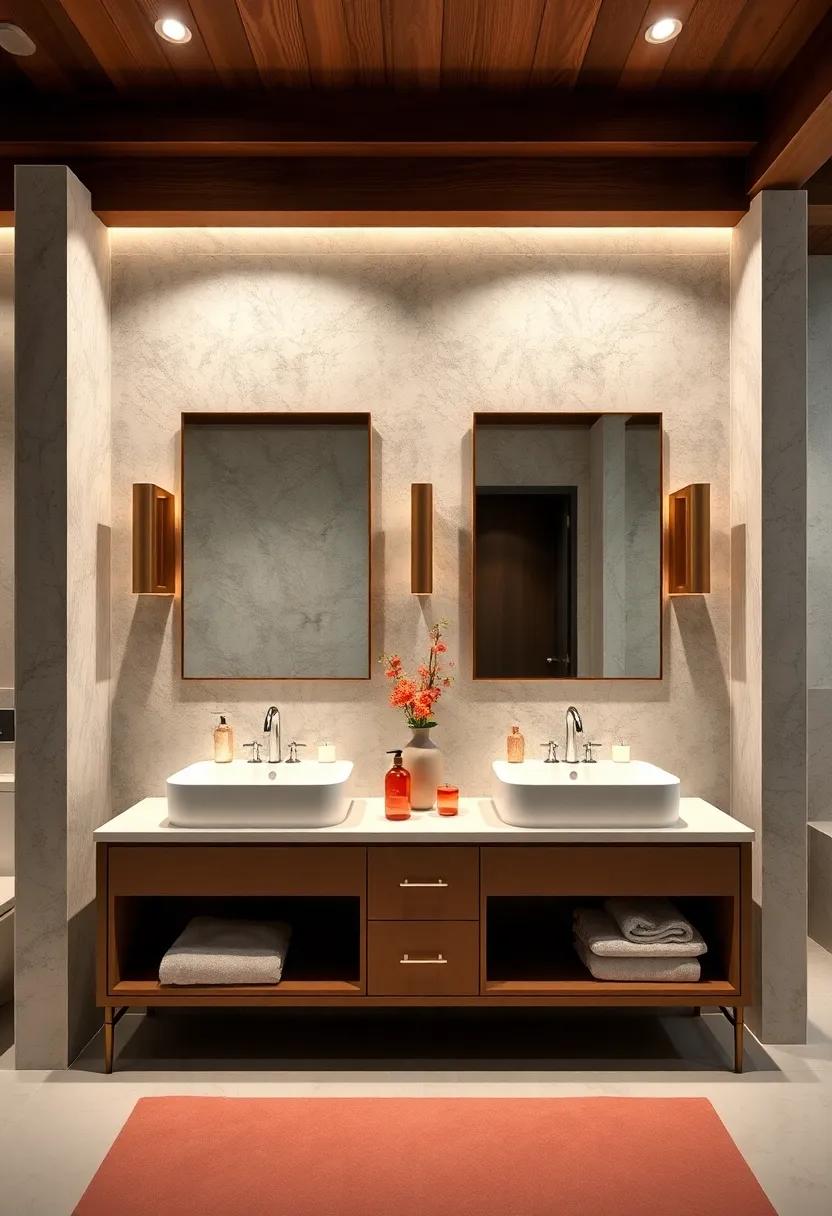 Double Vanities: Maximize convenience and⁣ style ⁢with a spacious double vanity that provides‌ ample storage and room for two