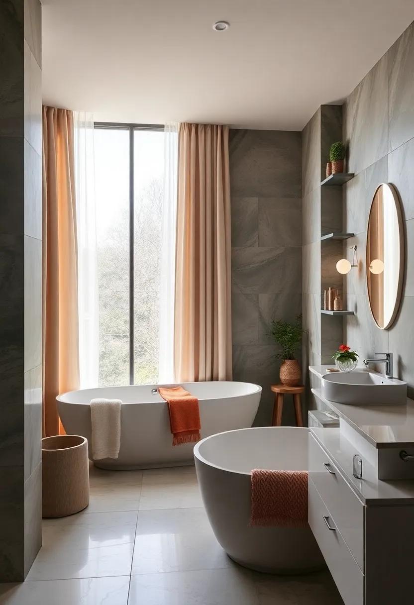 Elegant Window Treatments: Choose luxurious drapes or sheer ‌curtains to frame your windows while ⁣allowing natural light ⁣to filter in softly