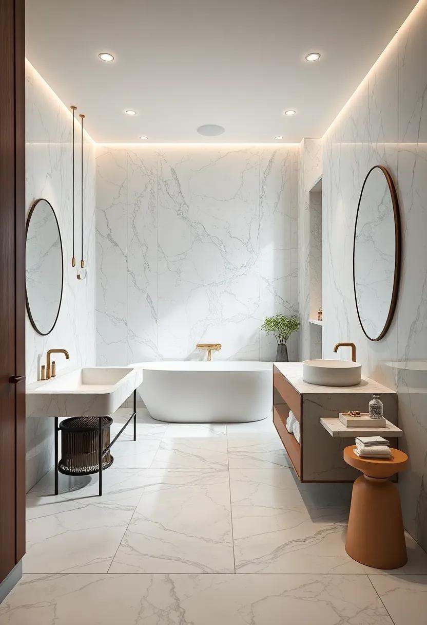 Marble ⁣Everywhere: Incorporate marble countertops and tiles for a classic, timeless elegance ‍that feels both ⁢luxurious and serene
