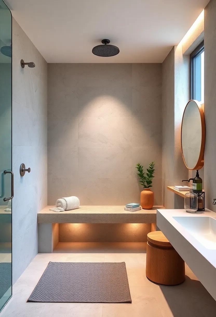 Blending Comfort ‌and Functionality in Waterproof Shower Bench ⁣Designs
