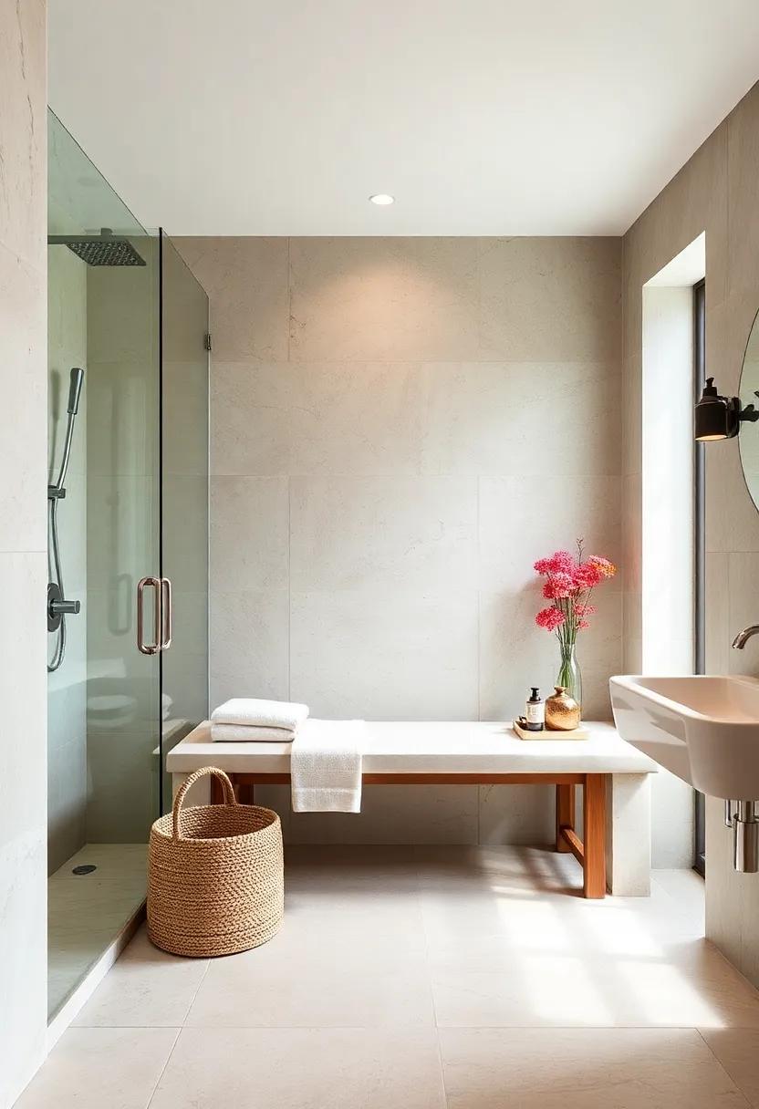 Showcasing Custom Shower Benches: Personalizing Your Spa Retreat