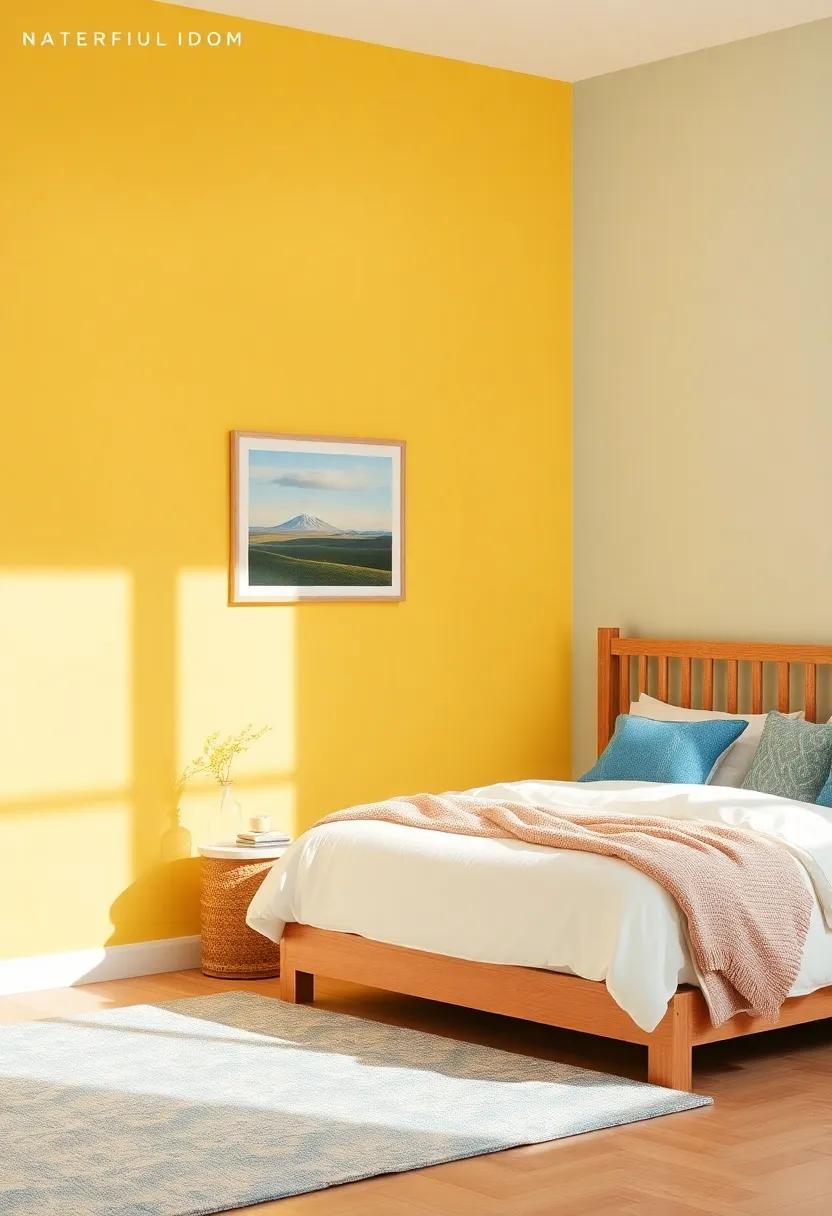Crisp ⁣Sandy Yellow: Bright and ‍cheerful, this sunny hue brings to mind sunlit days‍ spent on the beach, ‍invigorating your space