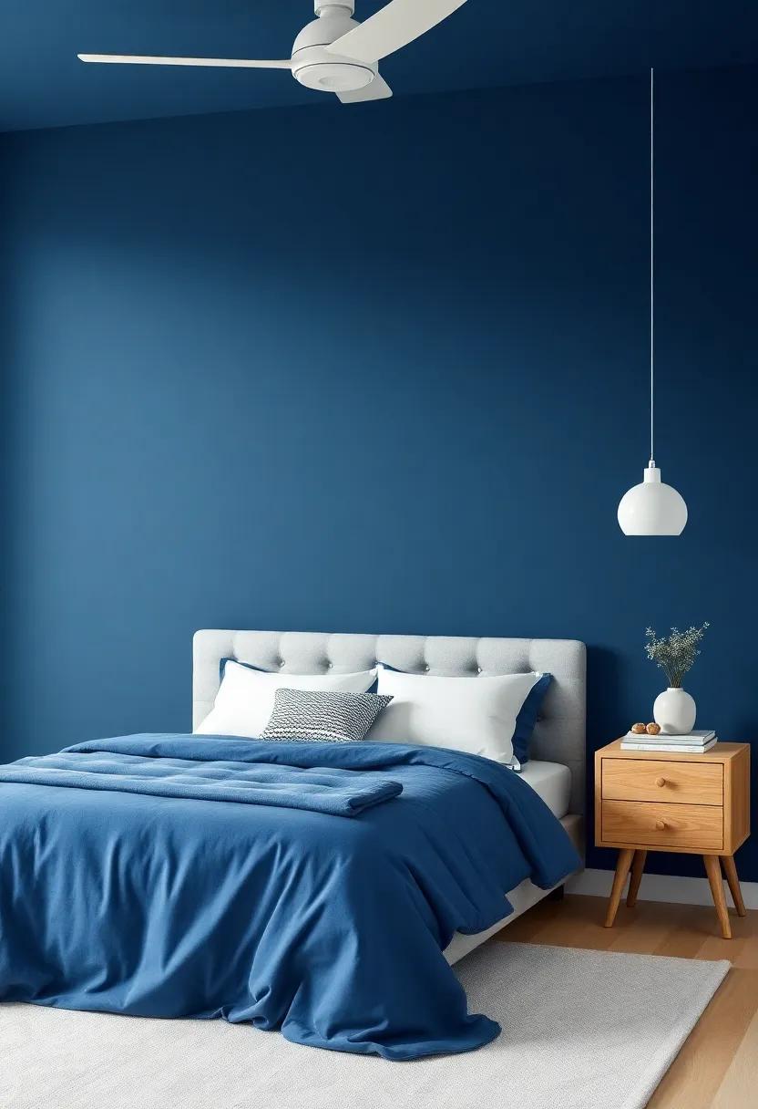 Nautical navy: A⁢ bold deep blue that captures the‍ essence of the sea, ideal for accent walls or bedding that⁤ brings depth to ⁤your space