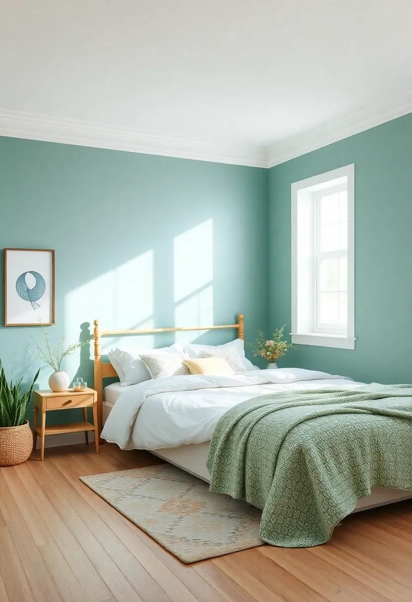 sea Glass Green: A lovely blend of ⁢green‍ and blue, reminiscent of ⁤ocean-sourced treasures, perfect for a coastal-inspired haven