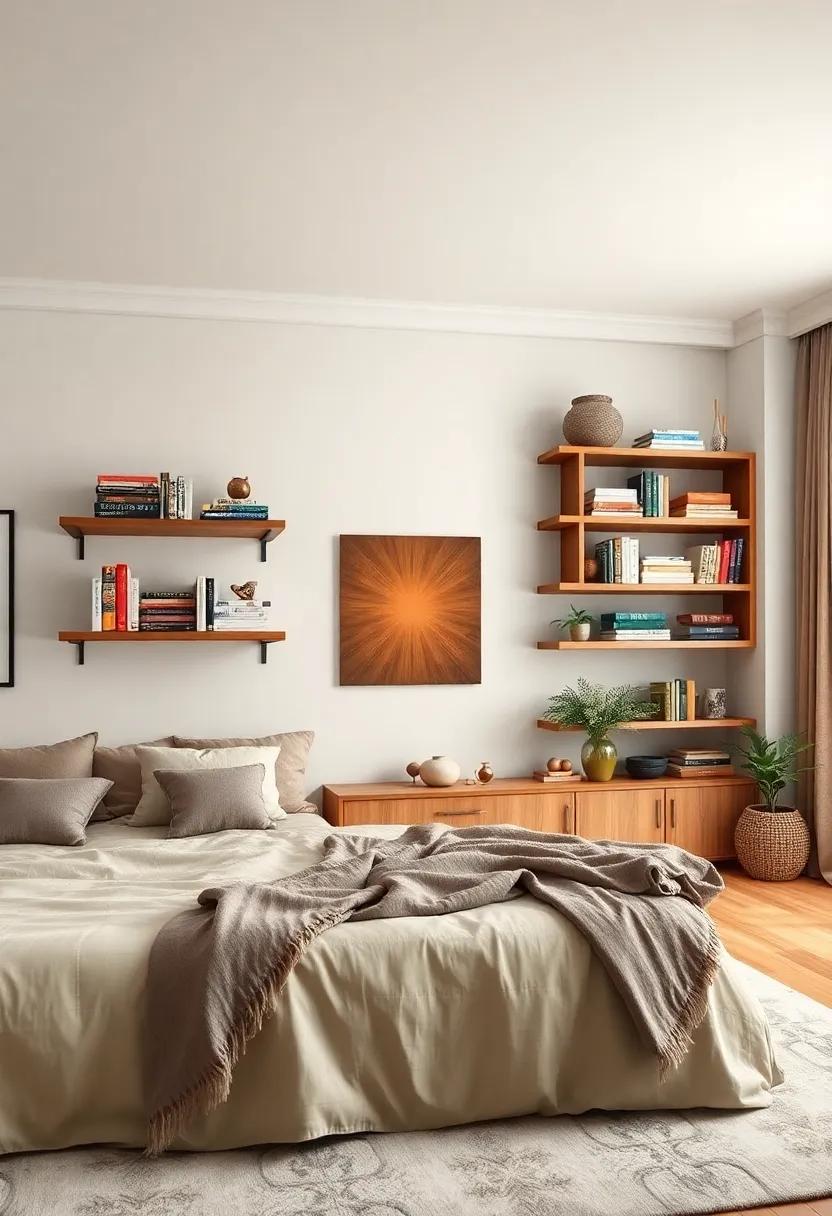 Utilizing ⁤Vertical Space with Wall-Mounted Shelves ​for Overstuffed books and Storage Bins