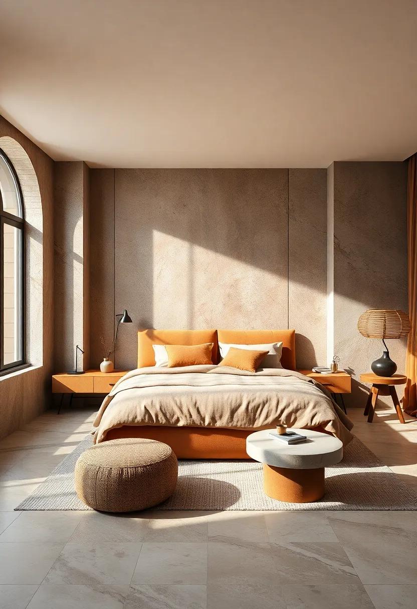 Dreamy Bedroom Ideas with Soft Brown and Natural Textures