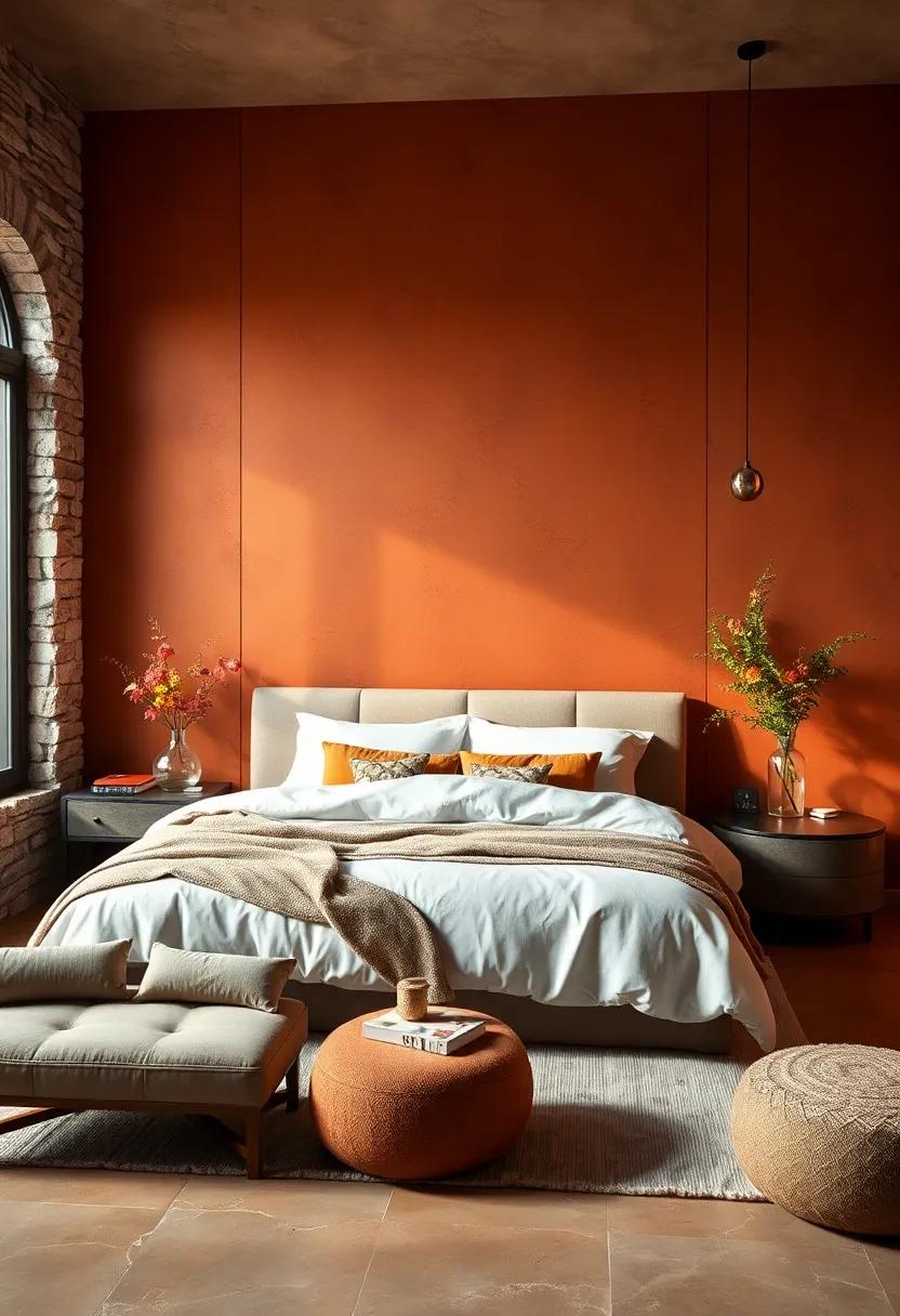 The ⁤Art of Contrast: Using Bright Colors ‍with Brown Backgrounds