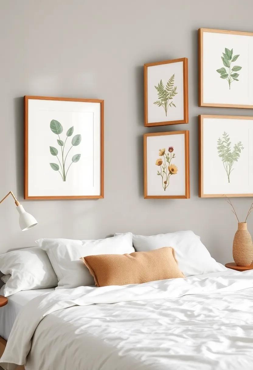 Nature-Inspired Frames:⁤ Surround your ‍favorite ‌botanical prints with frames made from natural ​materials‍ like⁤ wood or rattan