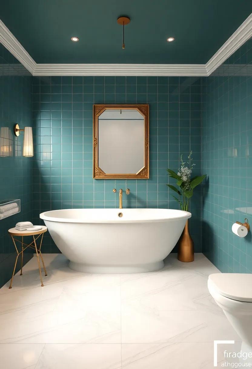 Art⁤ Deco Revival: ‍Marrying Contemporary Elements with Classic Styles in Bathrooms