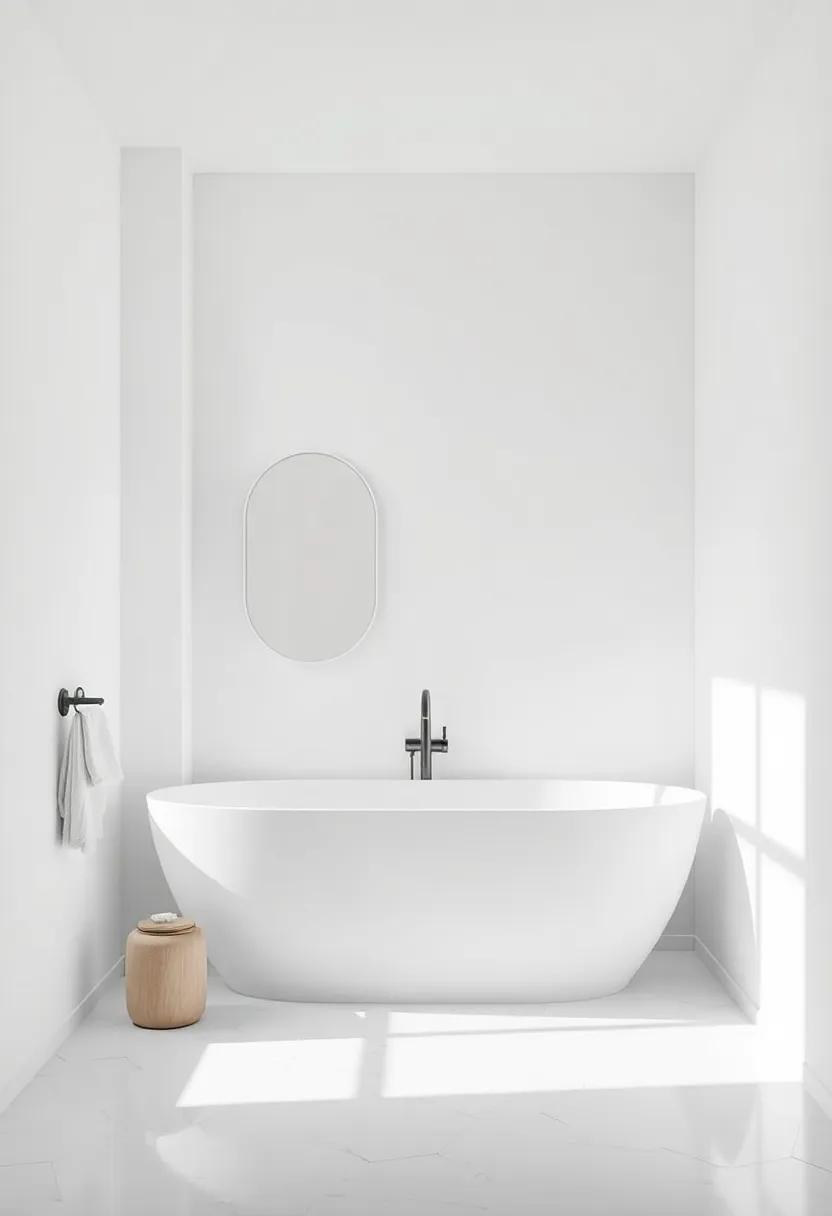 Embracing Minimalism: ⁣A modern⁣ Take on Classic Bathroom ​Simplicity