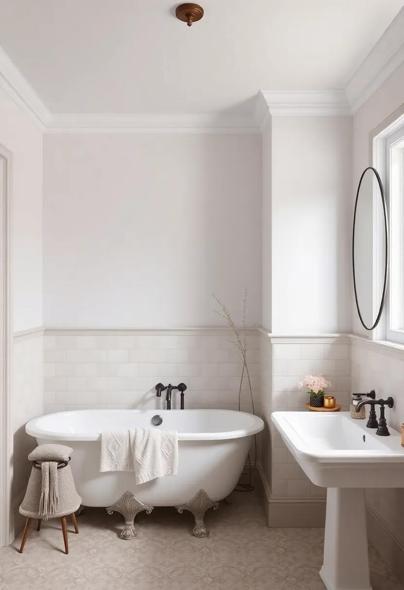Heritage Inspirations: Integrating⁣ Antique‍ Decor into Modern Bathroom Designs