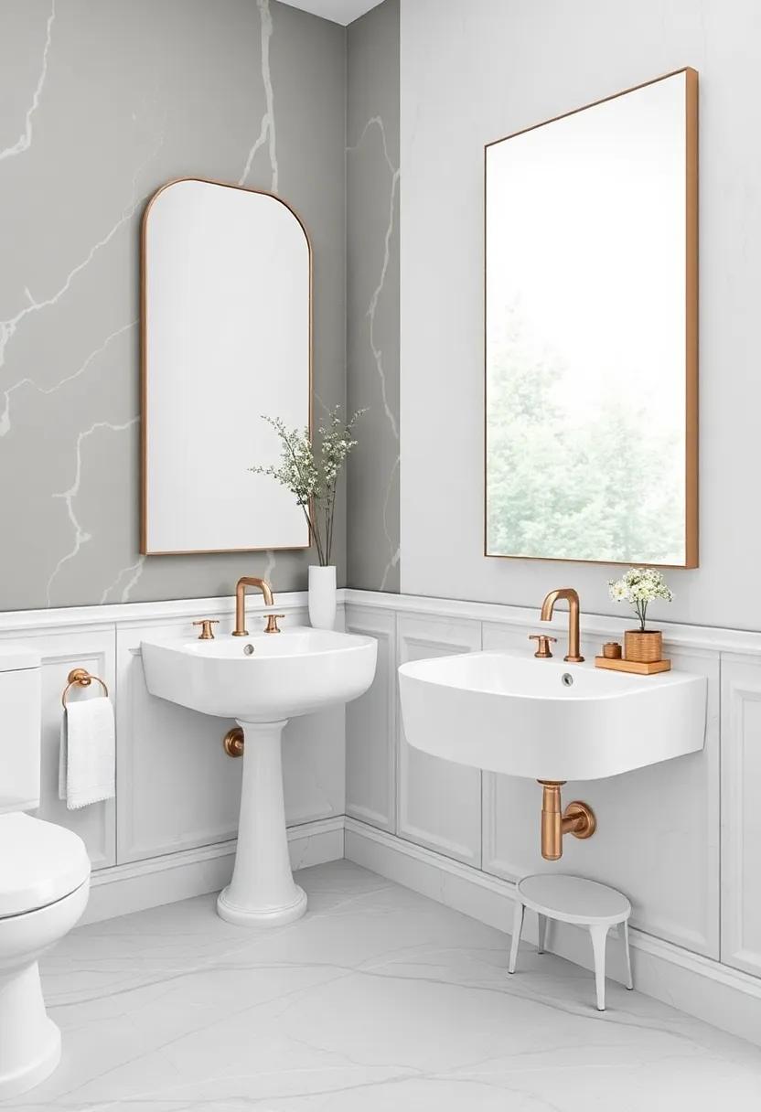 Reflections⁢ on Elegance: How ‍Mirrors ‌Enhance Classic Bathroom Designs