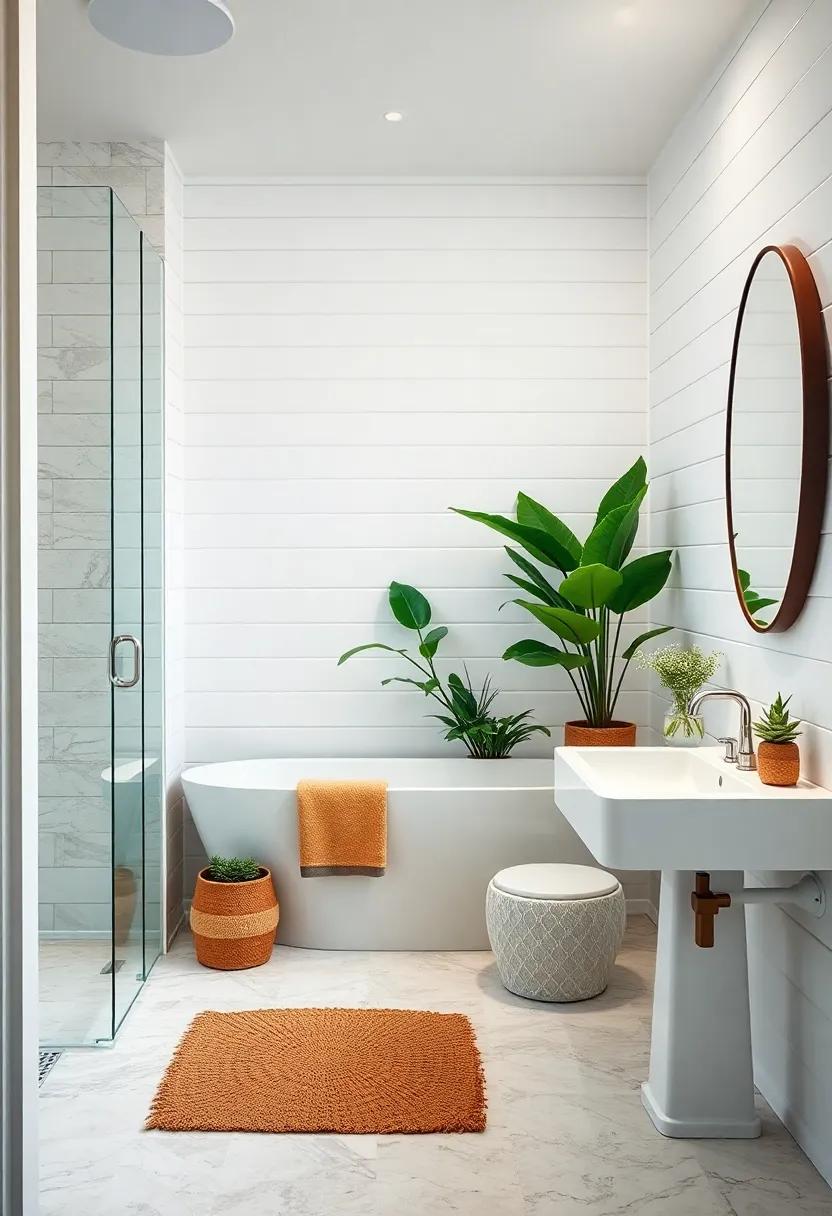 Incorporate Plants and Shiplap for a Refreshing‍ Green Touch