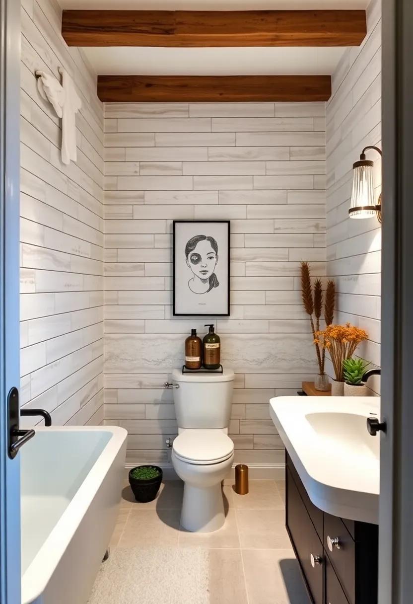 add Shiplap to Accent Walls Behind Toilets for a ⁤Cozy Touch