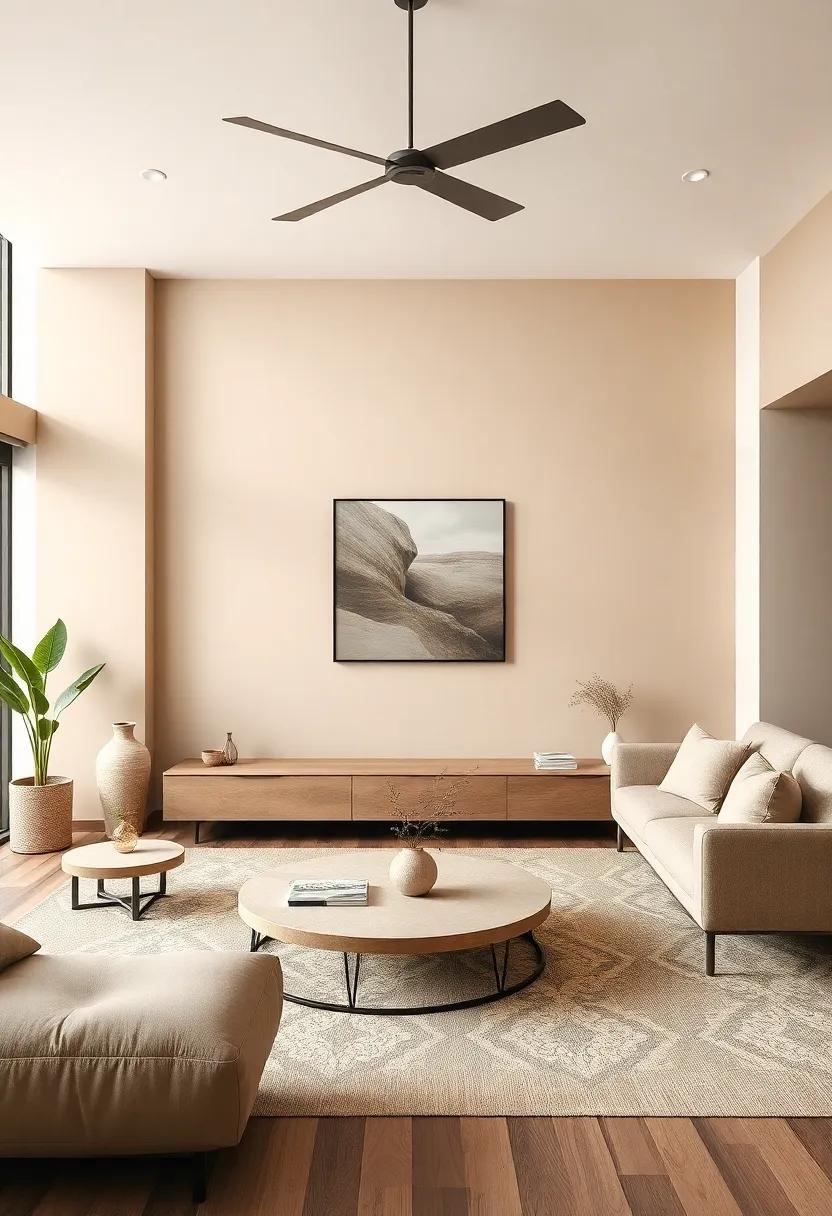 Embracing Nature's Palette through Earthy Hues In Your Living Room ‌Sanctuary