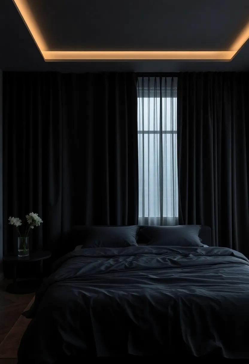 Capturing‌ Elegance: ‍The Role of Dark Curtains and Drapes