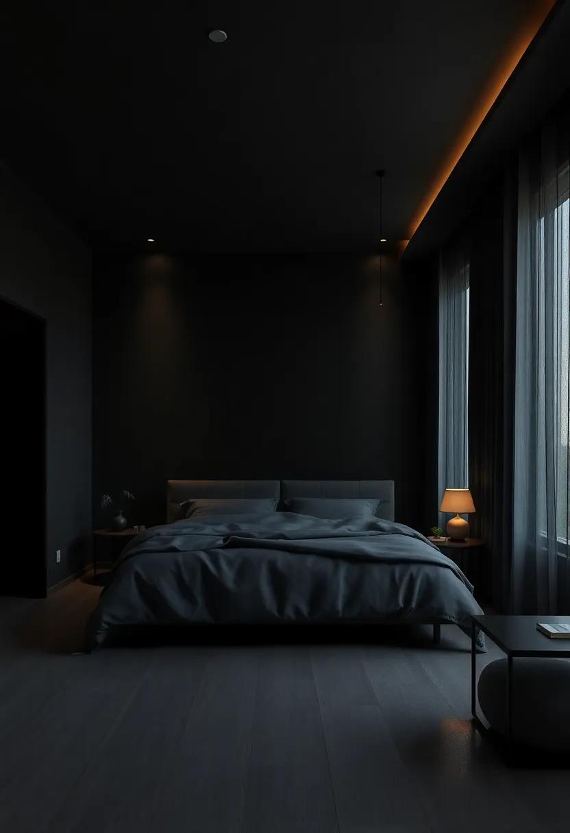 Creating Depth with Lighting in Dark⁢ Room Designs