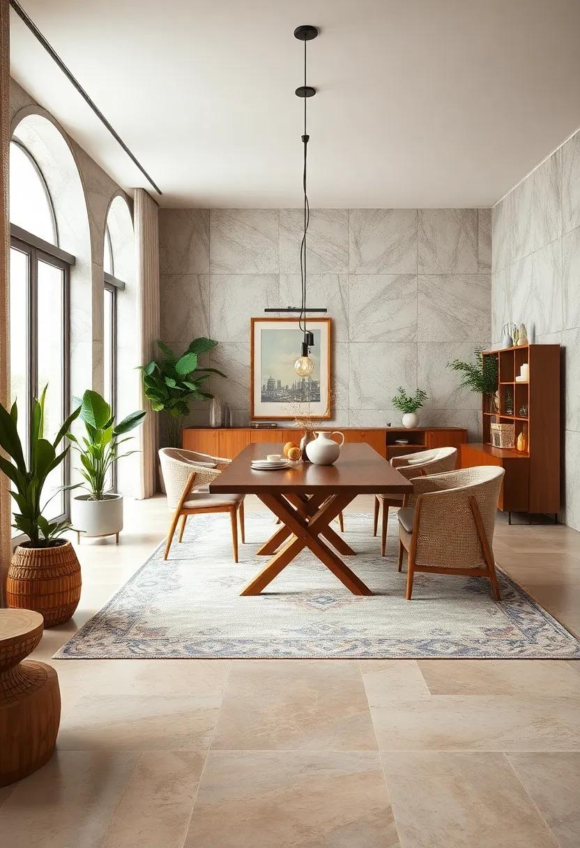 Choose muted, ⁢earth-toned rugs to‍ create a calm and serene dining atmosphere ⁢that encourages relaxation