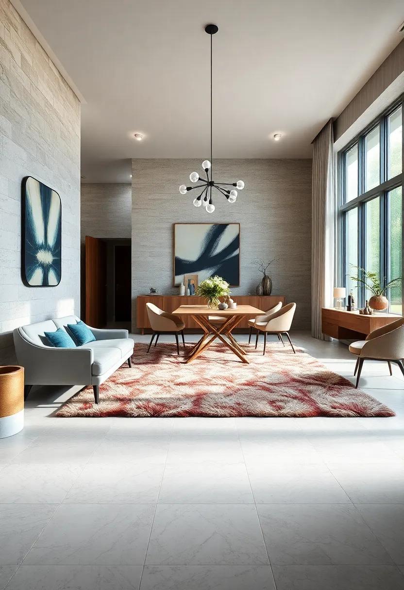 Experiment with faux fur⁣ or soft wool ⁣rugs ‍to introduce luxury and comfort beneath your⁢ feet
