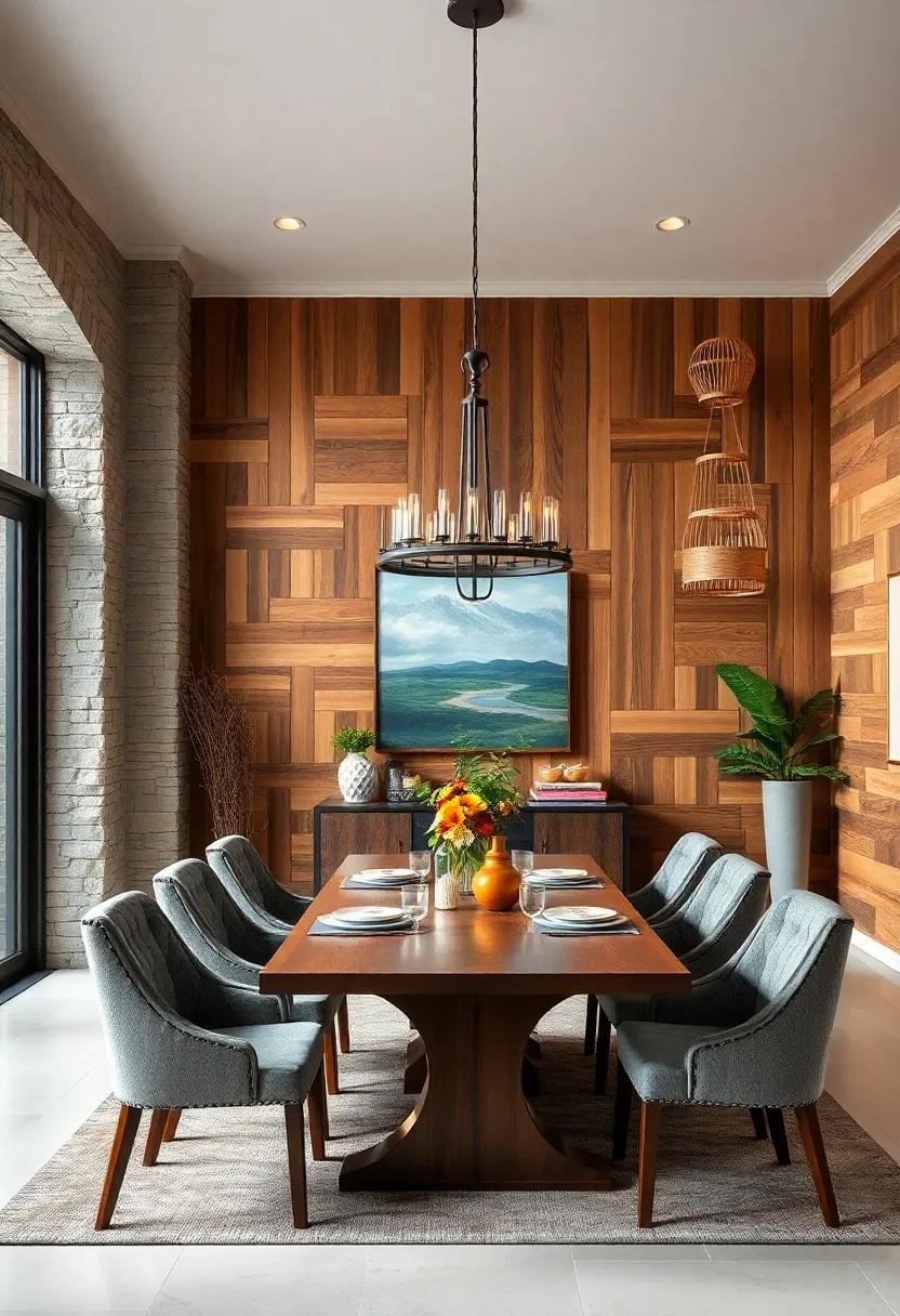 embrace Nature: Incorporate reclaimed wood paneling ⁣for a⁢ rustic yet⁤ modern ‍feel,⁣ bringing the warmth of the outdoors inside