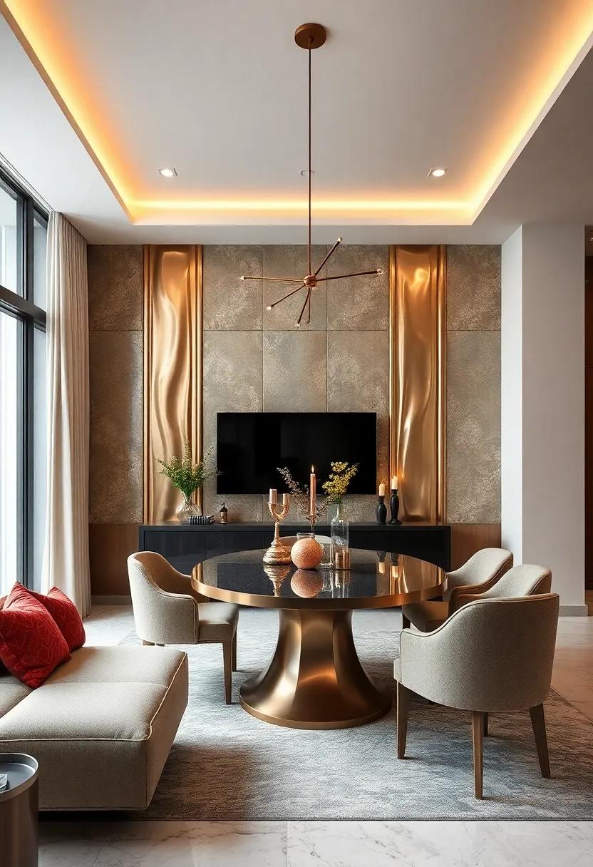 Metallic Touches:​ Incorporate metallic⁢ paneling⁤ elements to add glamour and⁢ sophistication, perfect for a touch of elegance