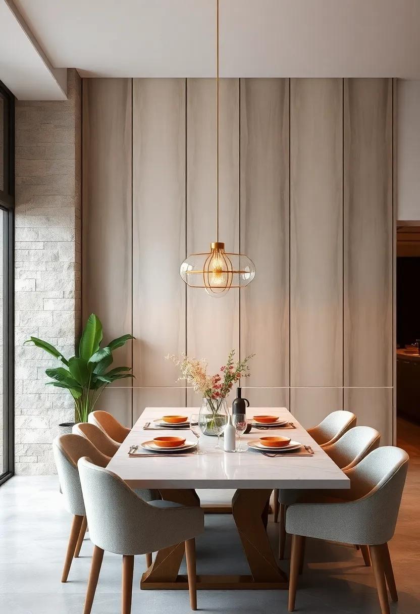 Ombre Effect: ⁢Experiment ⁣with gradient shades on your wall panels, adding depth and a unique visual interest to the dining room