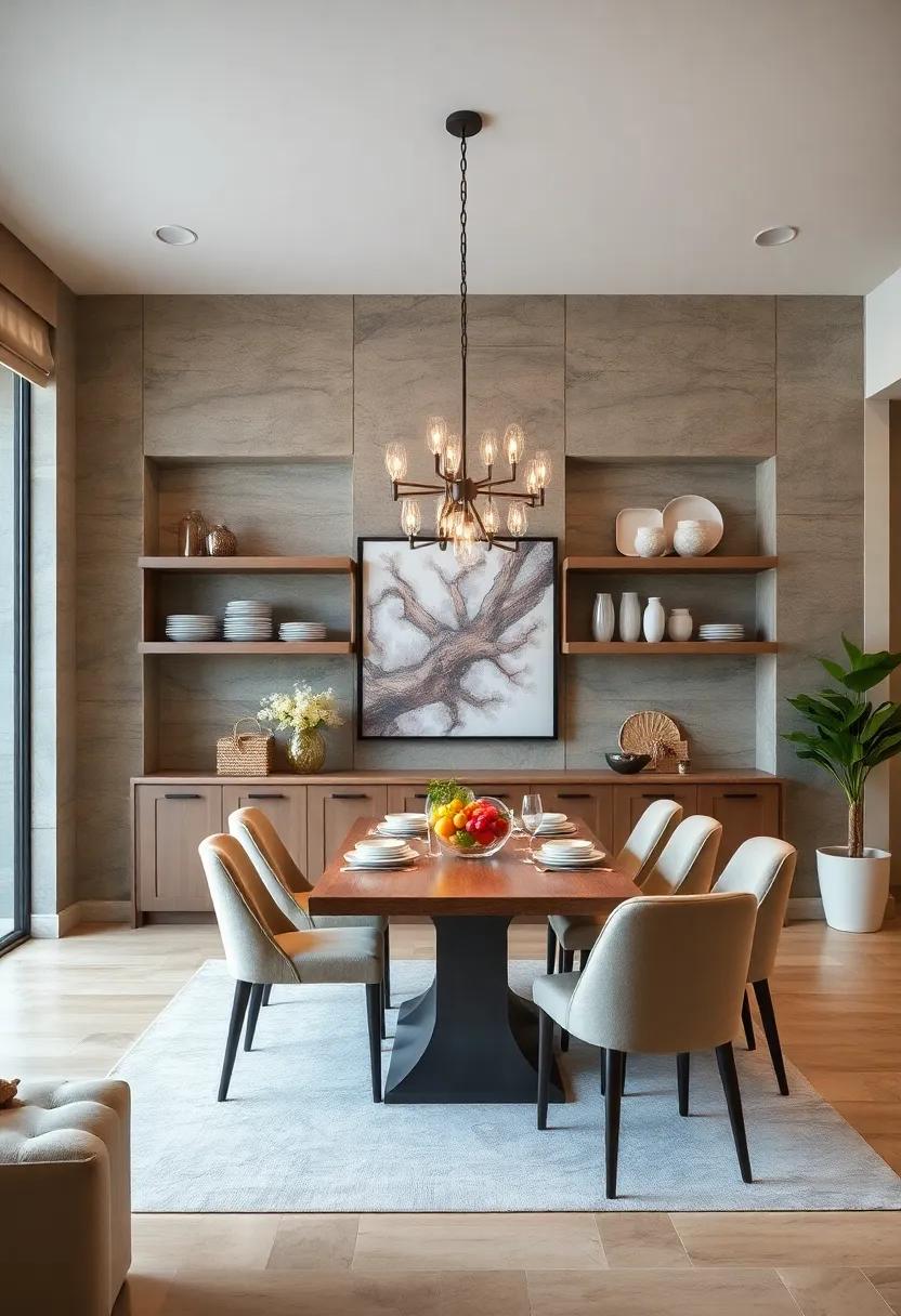 Open Shelving Panels: Integrate⁢ open shelving into your paneling design, perfectly‌ blending style with ⁣functionality for displaying dishware