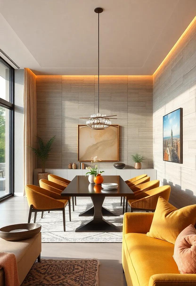 Textured Finishes: Employ textured ​paneling materials, ‌such as⁣ stucco or ⁤stone, to create a tactile ⁣experience that‌ draws the⁢ eye