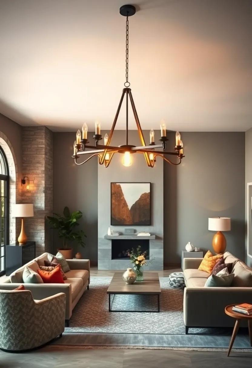 Multi-Arm Rustic Chandelier ⁤– Embrace a farmhouse⁢ chic aesthetic with a multi-arm rustic chandelier,⁣ providing abundant light⁤ while featuring a warm,‍ inviting design