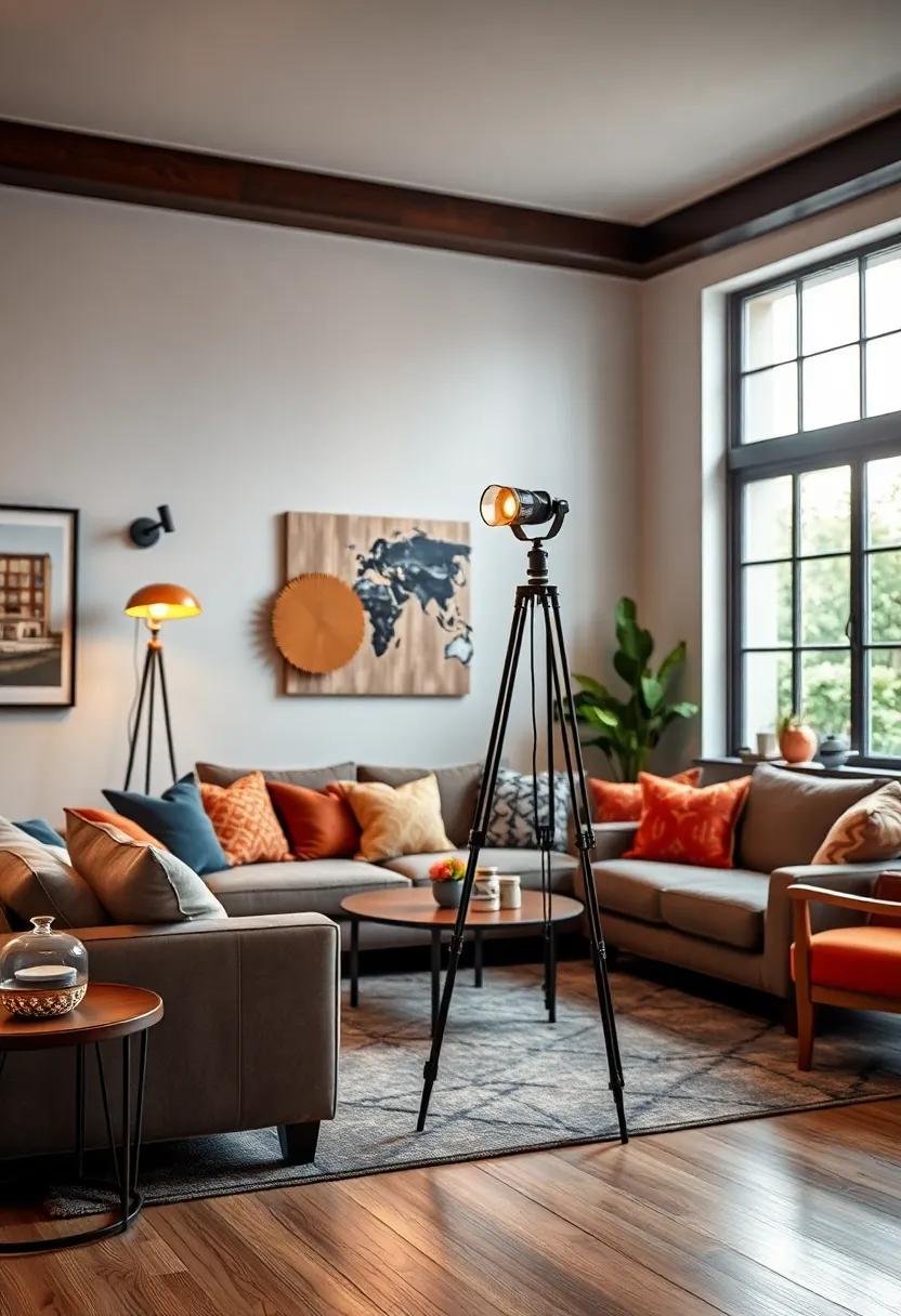 Industrial tripod Lamp ⁣– Channel your inner ‍photographer with an industrial-style‌ tripod lamp that adds character​ and ⁣a creative edge to your eclectic aesthetic